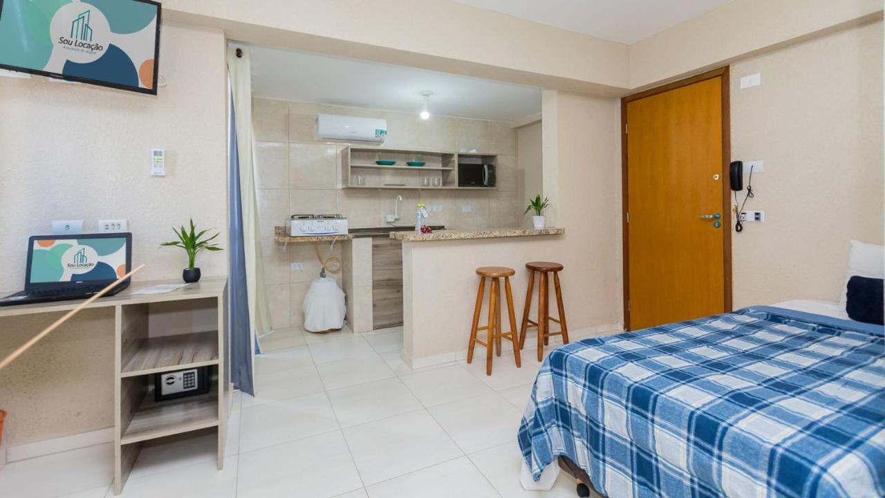 Estudios Confortaveis Com Precos Acessiveis Totalmente Mobiliados Kurytyba Zewnętrze zdjęcie